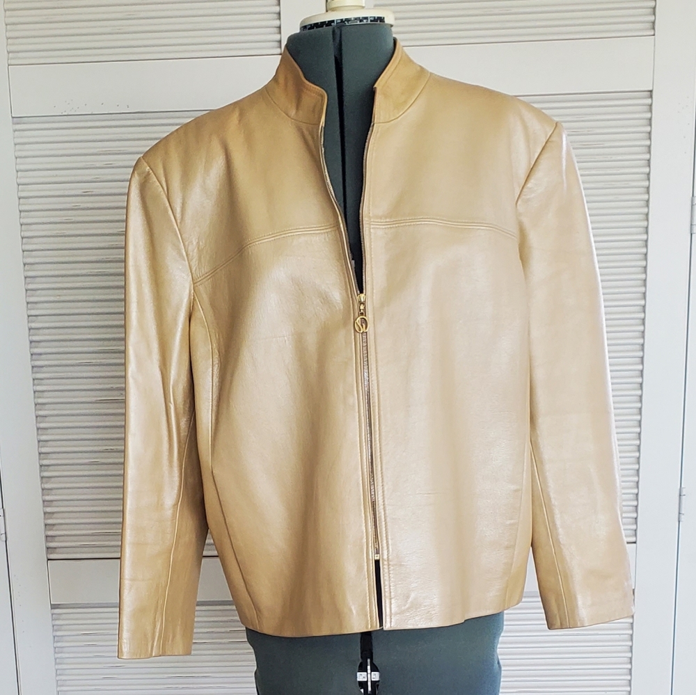 St. John Sport by Marie Gray | Leather jacket